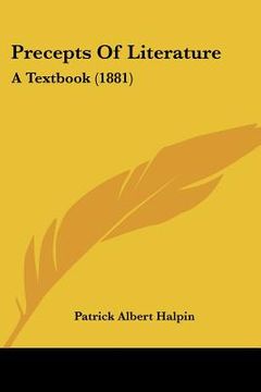 portada precepts of literature: a textbook (1881) (en Inglés)
