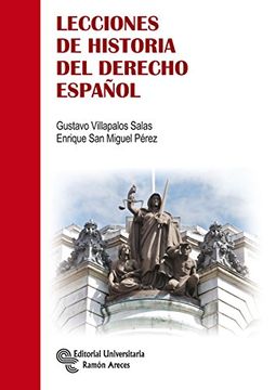 portada Lecciones de Historia del Derecho Español (Manuales) (in Spanish)