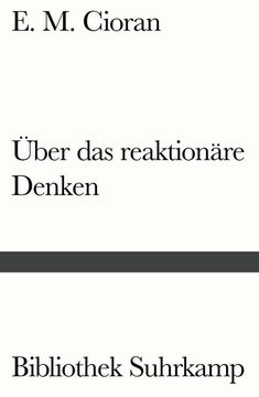 portada Über das Reaktionäre Denken (in German)
