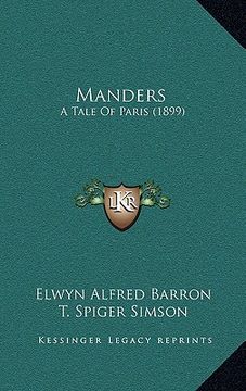 portada manders: a tale of paris (1899) (en Inglés)