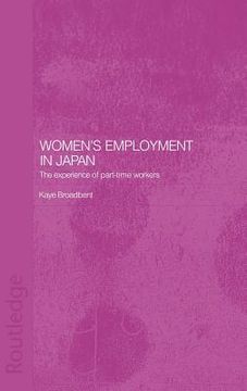 portada women's employment in japan: the experience of part-time workers (in English)