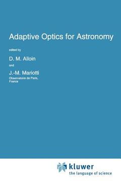 portada adaptive optics for astronomy (en Inglés)