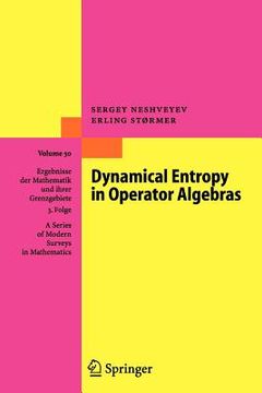 portada dynamical entropy in operator algebras (en Inglés)