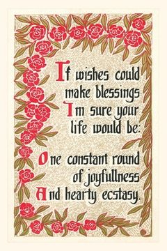 portada Vintage Journal If Wishes Could Make Blessings, Rhyme