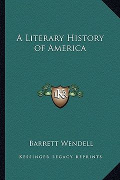 portada a literary history of america