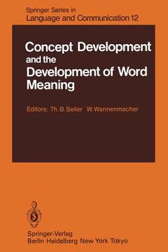 portada concept development and the development of word meaning (en Inglés)