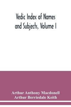 portada Vedic Index of Names and Subjects, Volume I (en Inglés)