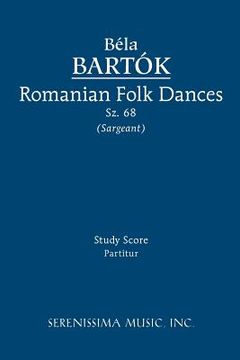 portada romanian folk dances, sz. 68 - study score (en Inglés)