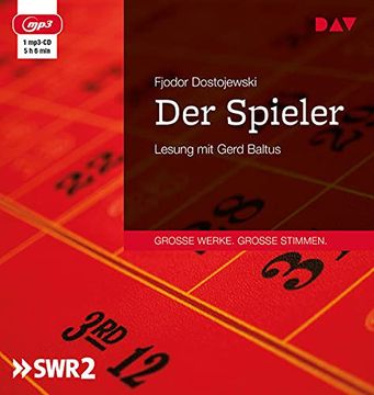 portada Der Spieler: Lesung mit Gerd Baltus (1 Mp3-Cd) (en Alemán)