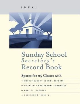 portada Ideal Sunday School Secretary's Record Book (in English)
