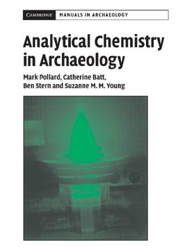 portada Analytical Chemistry in Archaeology Hardback (Cambridge Manuals in Archaeology) (in English)