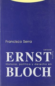 portada Historia, Política y Derecho en Ernst Bloch (in Spanish)
