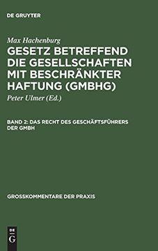 portada Das Recht des Geschäftsführers der Gmbh (in German)
