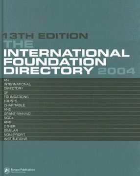 portada The International Foundation Directory 2004
