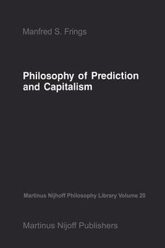 portada Philosophy of Prediction and Capitalism (en Inglés)