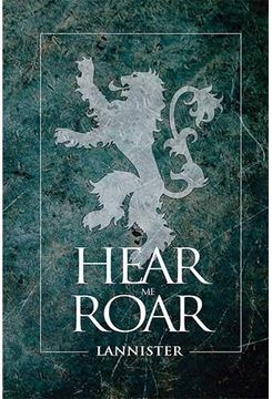 portada Bloc de Notas Game of Thrones - Hear me Roar (in Spanish)