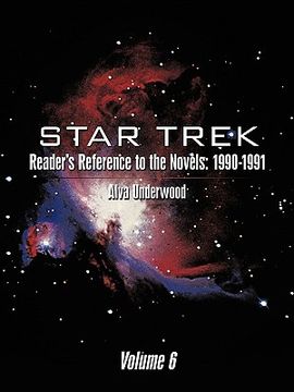 portada star trek reader's reference to the novels: 1990-1991: volume 6 (in English)