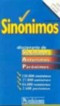 portada Diccionario De Sinonimos, Antonimos Y Paronimos
