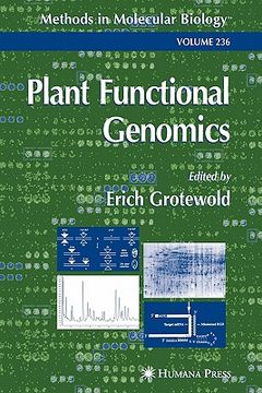 portada plant functional genomics: methods and protocols (in English)