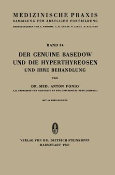 portada Der Genuine Basedow und die Hyperthyreosen und ihre Behandlung (Medizinische Praxis) (German Edition)