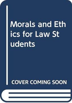 portada Morals and Ethics for law Students