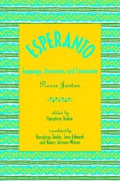 portada esperanto-language/lit: language, literature, and community (in English)