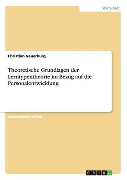 portada Theoretische Grundlagen Der Lerntypentheorie Im Bezug Auf Die Personalentwicklung (German Edition)