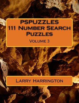 portada PSPUZZLES 111 Number Search Puzzles Volume 3 (en Inglés)