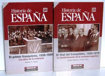 portada el primer franquismo, 1939-1959 / el final del franquismo (1959-1975 (2 vols.)