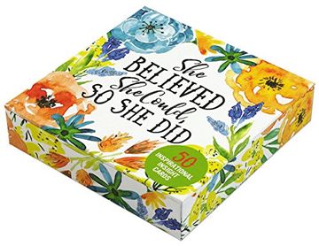 portada She Believed She Could, So She Did Insight Cards (Deck of 50 inspirational cards)
