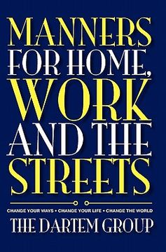 portada manners for home, work and the streets (en Inglés)