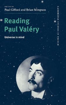 portada Reading Paul Valéry Hardback: Universe in Mind (Cambridge Studies in French) (en Inglés)