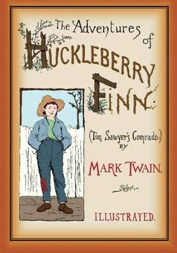 portada The Adventures of Huckleberry Finn: Unabridged and Illustrated (en Inglés)