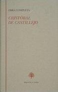 portada Cristobal de castillejo. obra completa (Biblioteca Castro)