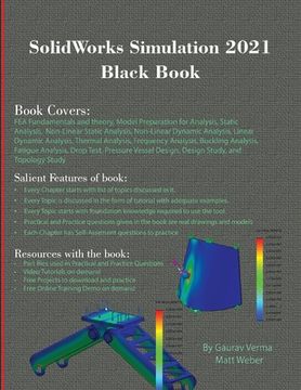 portada SolidWorks Simulation 2021 Black Book (en Inglés)