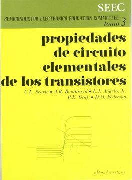 portada Volumen 3. Propiedades de circuito elementales de los transistores (Electrónica de los semiconductores)