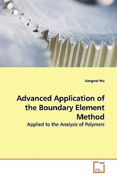 portada advanced application of the boundary element method (in English)