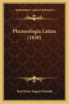portada Phraseologia Latina (1830) (en Alemán)