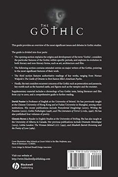 portada The Gothic (Wiley Blackwell Guides to Literature) (en Inglés)