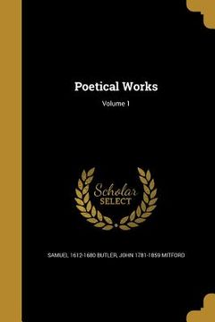 portada Poetical Works; Volume 1 (en Inglés)