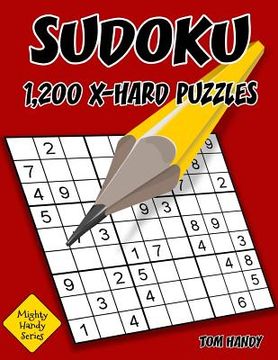 portada Sudoku 1,200 X-Hard Puzzles: Mighty Handy Series Book (en Inglés)
