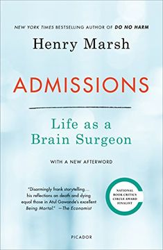 portada Admissions: Life as a Brain Surgeon (in English)