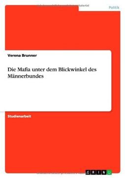 portada Die Mafia unter dem Blickwinkel des Männerbundes (German Edition)