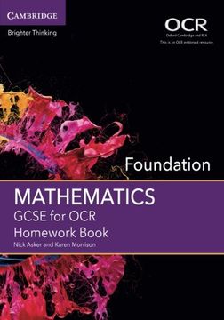 portada GCSE Mathematics for OCR Foundation Homework Book (in English)