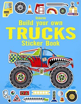 portada Build Your own Trucks Sticker Book (en Inglés)