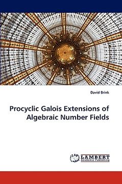 portada procyclic galois extensions of algebraic number fields (en Inglés)