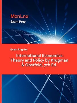 portada exam prep for international economics: theory and policy by krugman & obstfeld, 7th ed. (en Inglés)