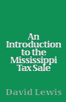 portada an introduction to the mississippi tax sale