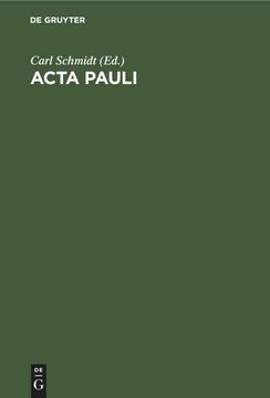 portada Acta Pauli (en Alemán)