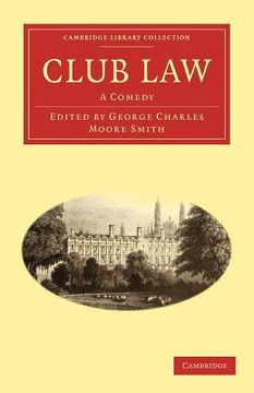 portada Club law Paperback (Cambridge Library Collection - Literary Studies) 